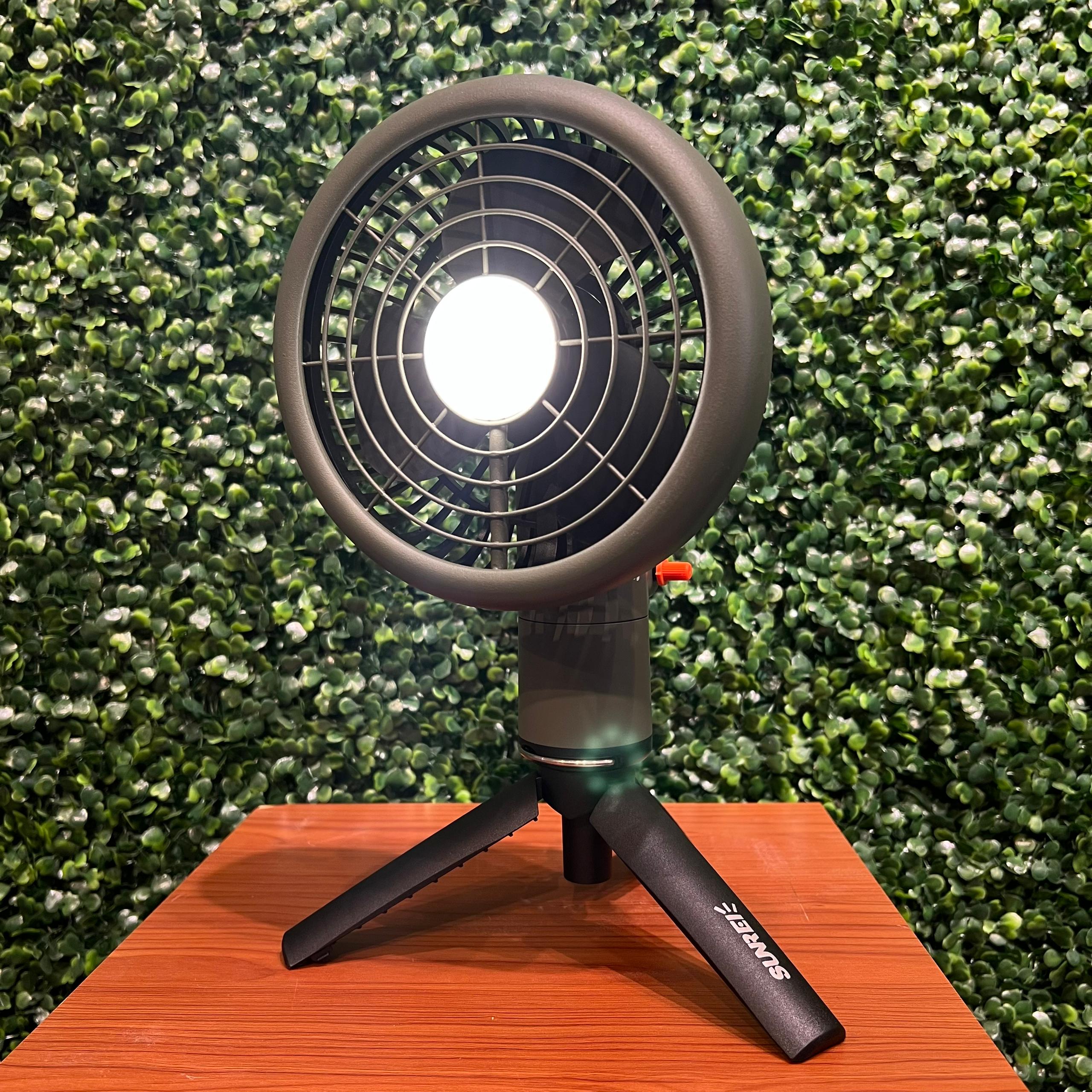 SUNREI Light Fan Mini Multi-Functional Portable Lantern & Fan – 260 Lumens