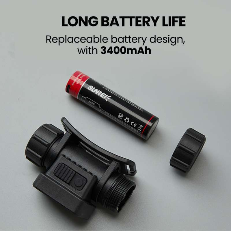 SUNREI Muye 650 Sensor Multi-Light Color Rechargeable Headlamp – 650 Lumens