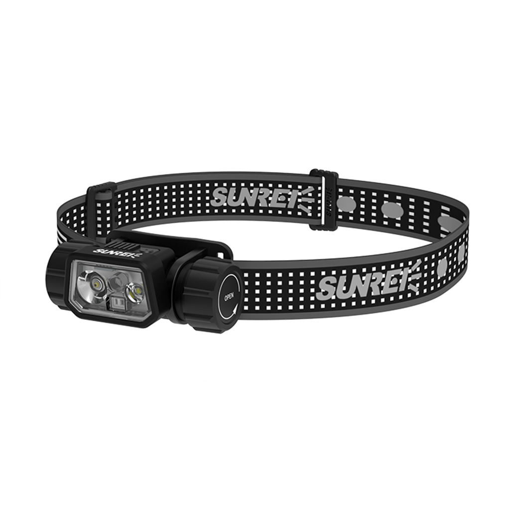 SUNREI Muye 650 Sensor Multi-Light Color Rechargeable Headlamp – 650 Lumens