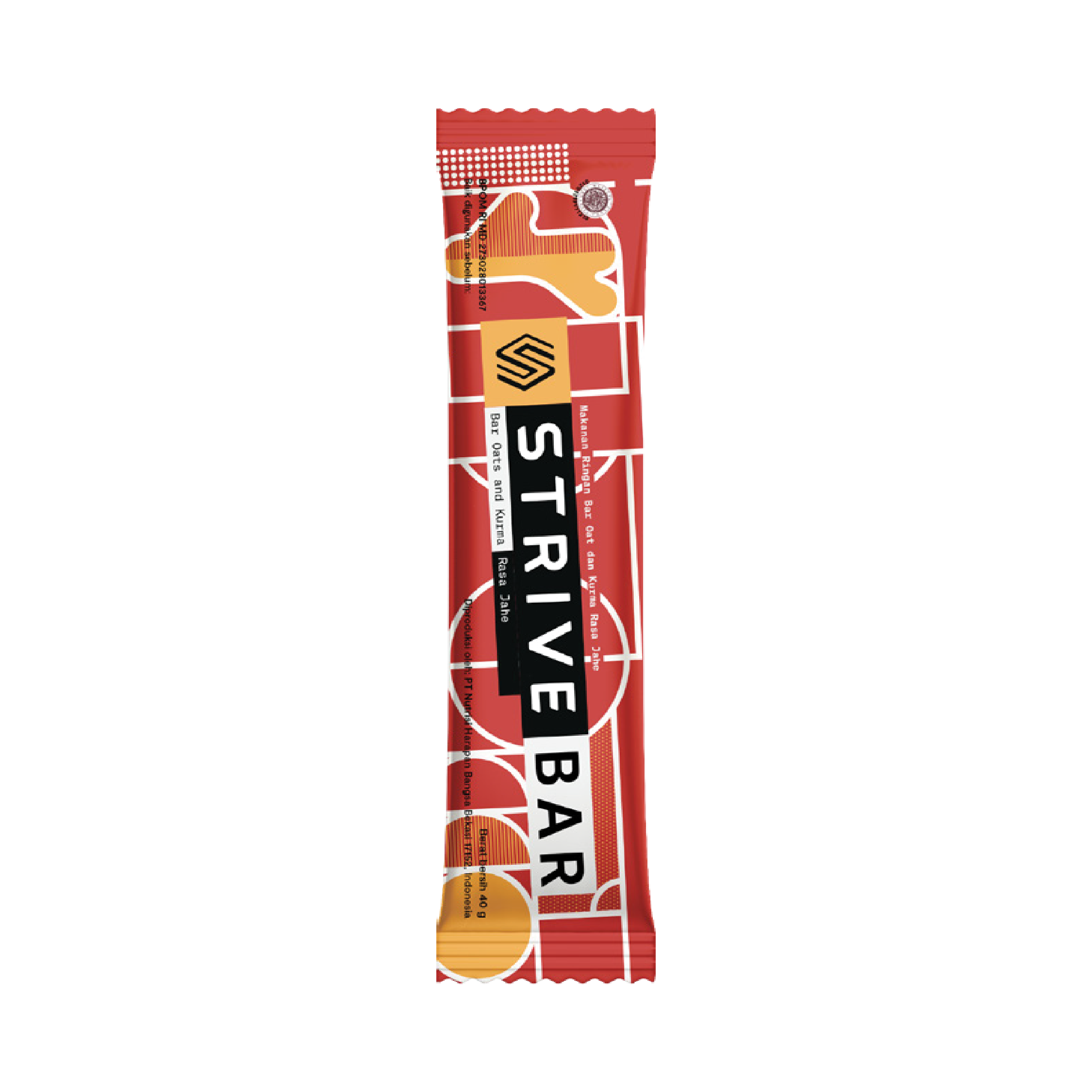 STRIVE Energy Bar 40g – Oats & Kurma Snack Bar Sports Nutrition