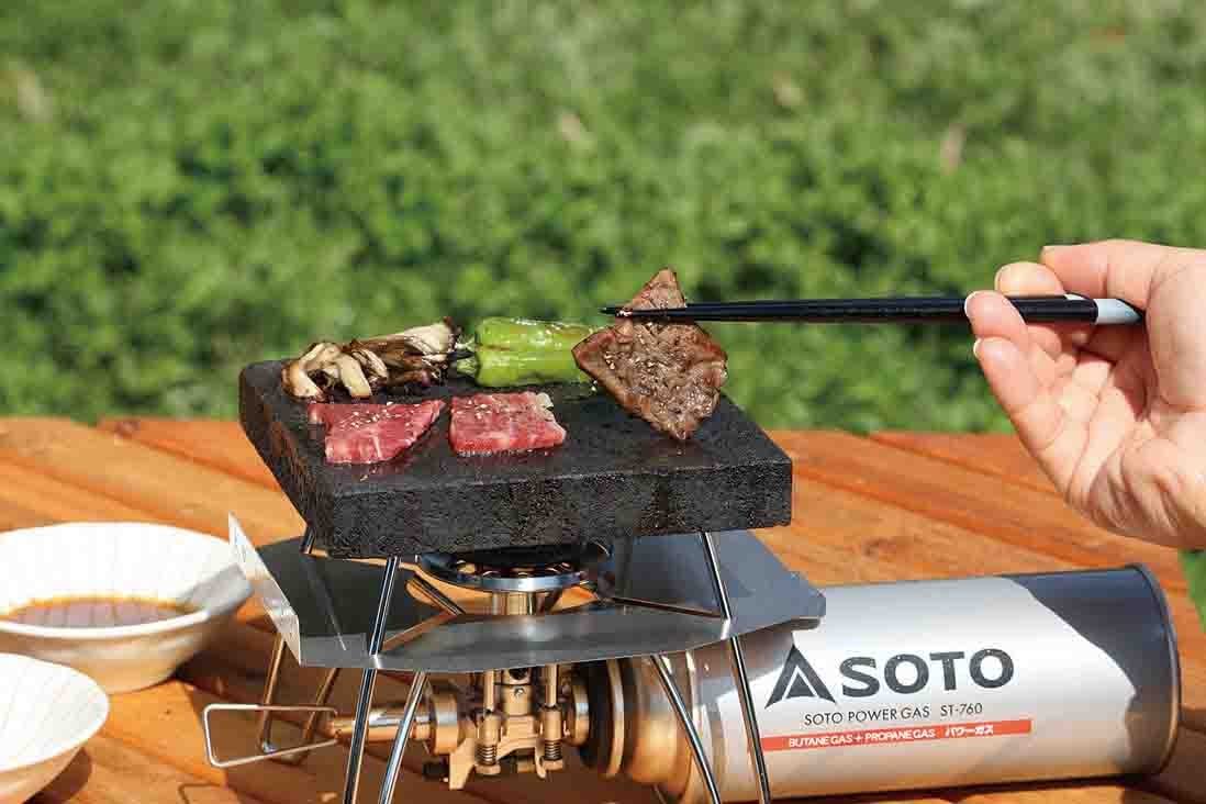 SOTO Lava Rock BBQ Grill Stone Plate