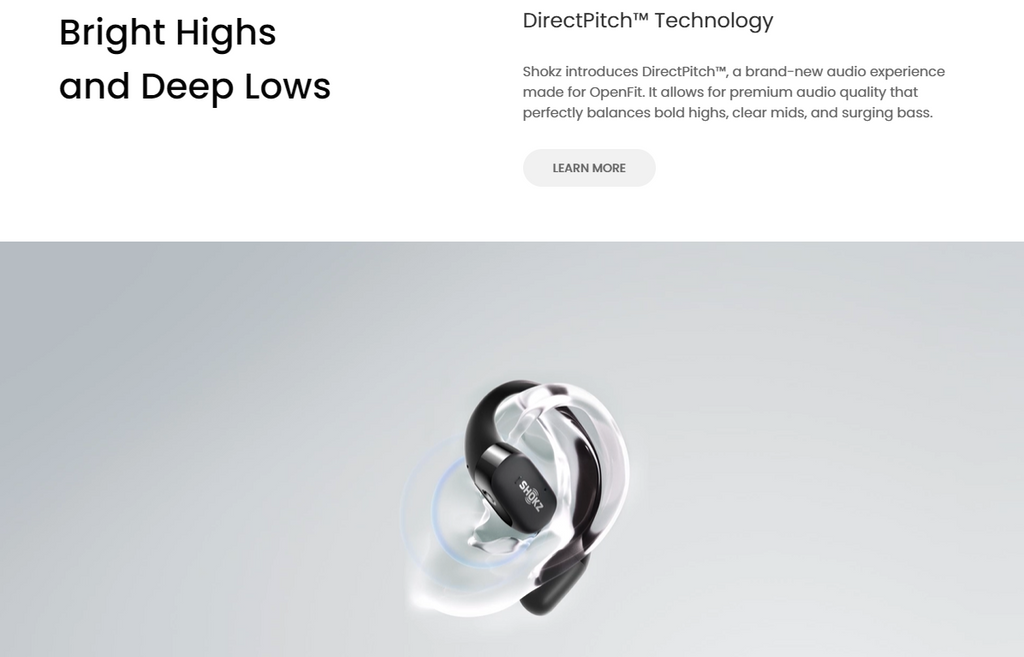 SHOKZ OpenFit Open-Ear True Wireless Earbuds