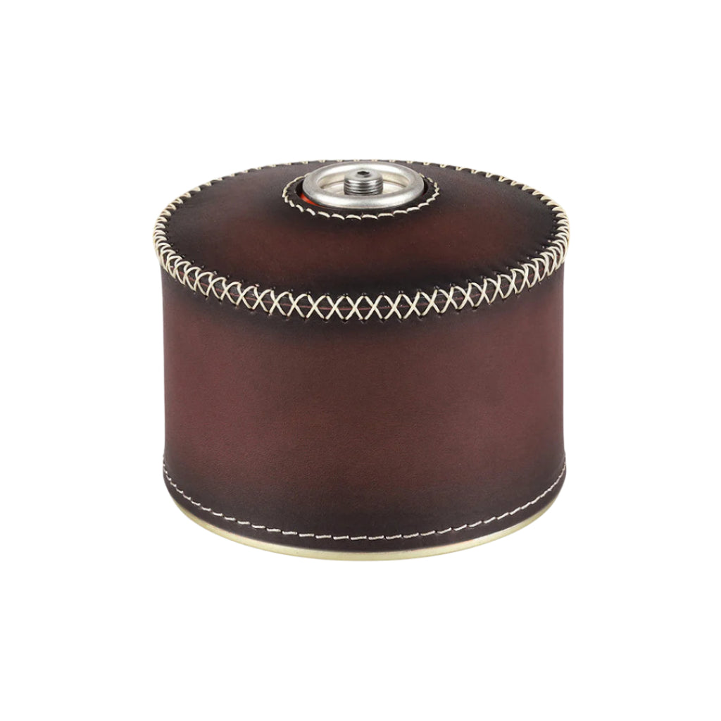 THOUS WINDS 230G Gas Canister Retro Handmade Leather Cover