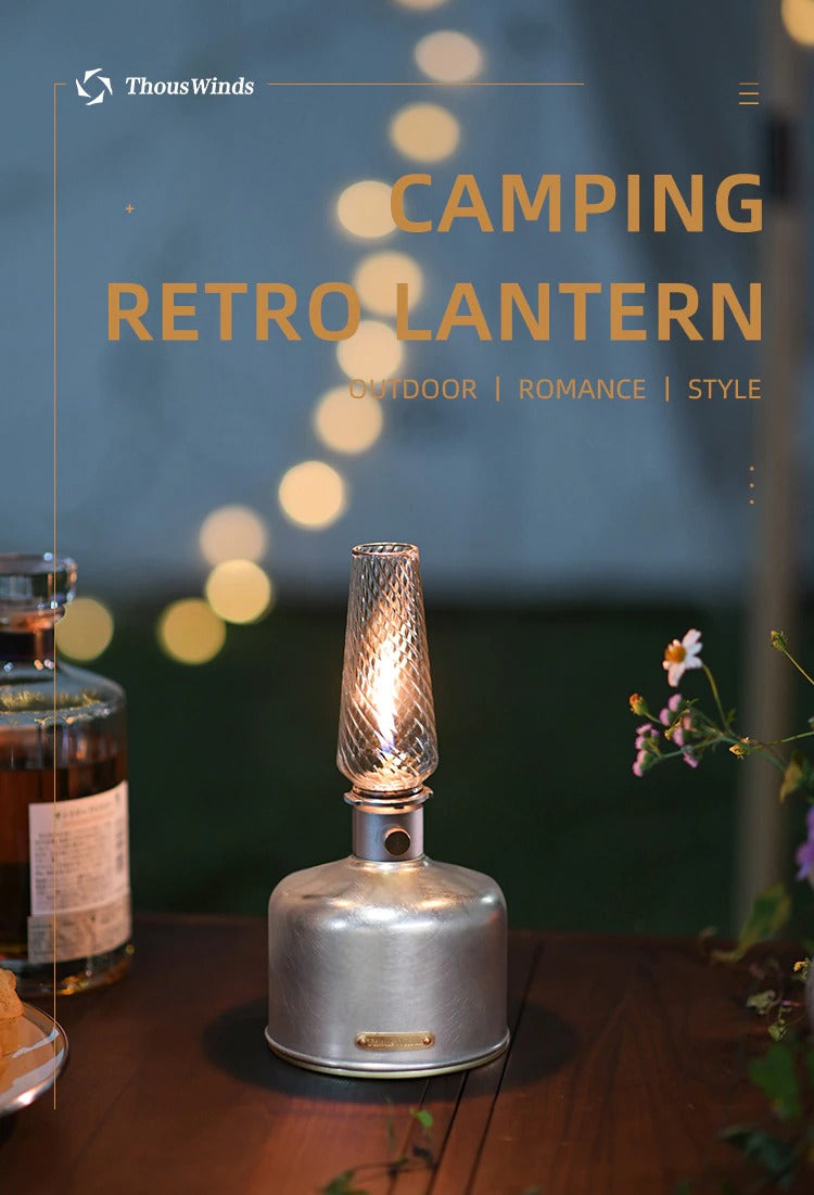 THOUS WINDS Retro Candle Light Gas Lantern – Thread Design