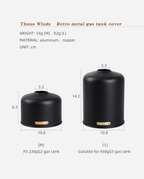 THOUS WINDS 450G Gas Canister Metal Cover