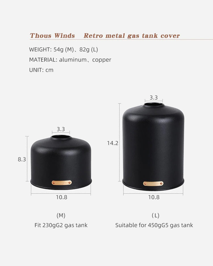 THOUS WINDS 450G Gas Canister Metal Cover