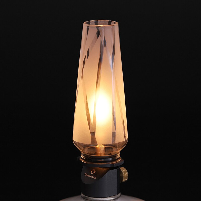 THOUS WINDS Retro Candle Light Gas Lantern - Angle Line