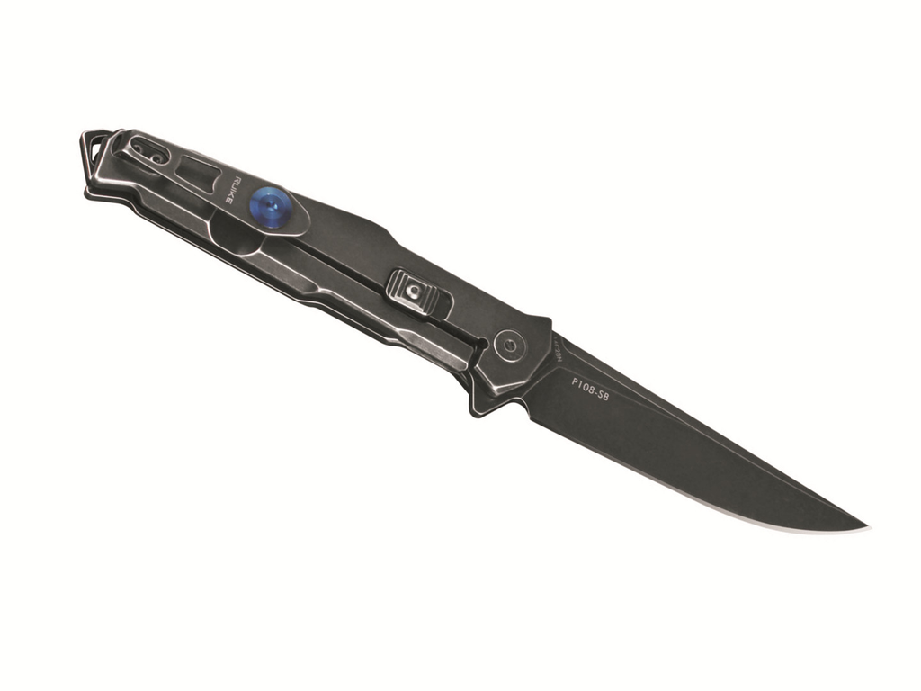 RUIKE P108-SB Stonewashed Flipper Folding Pocket Knife