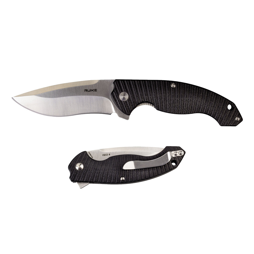 RUIKE P852-B Black Folding Outdoor Pocket Knife