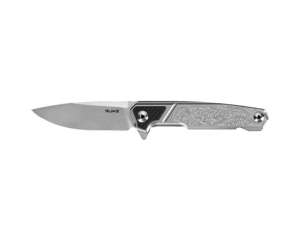 RUIKE P875-SZ Folding Knife with Carbon Fiber Inlay