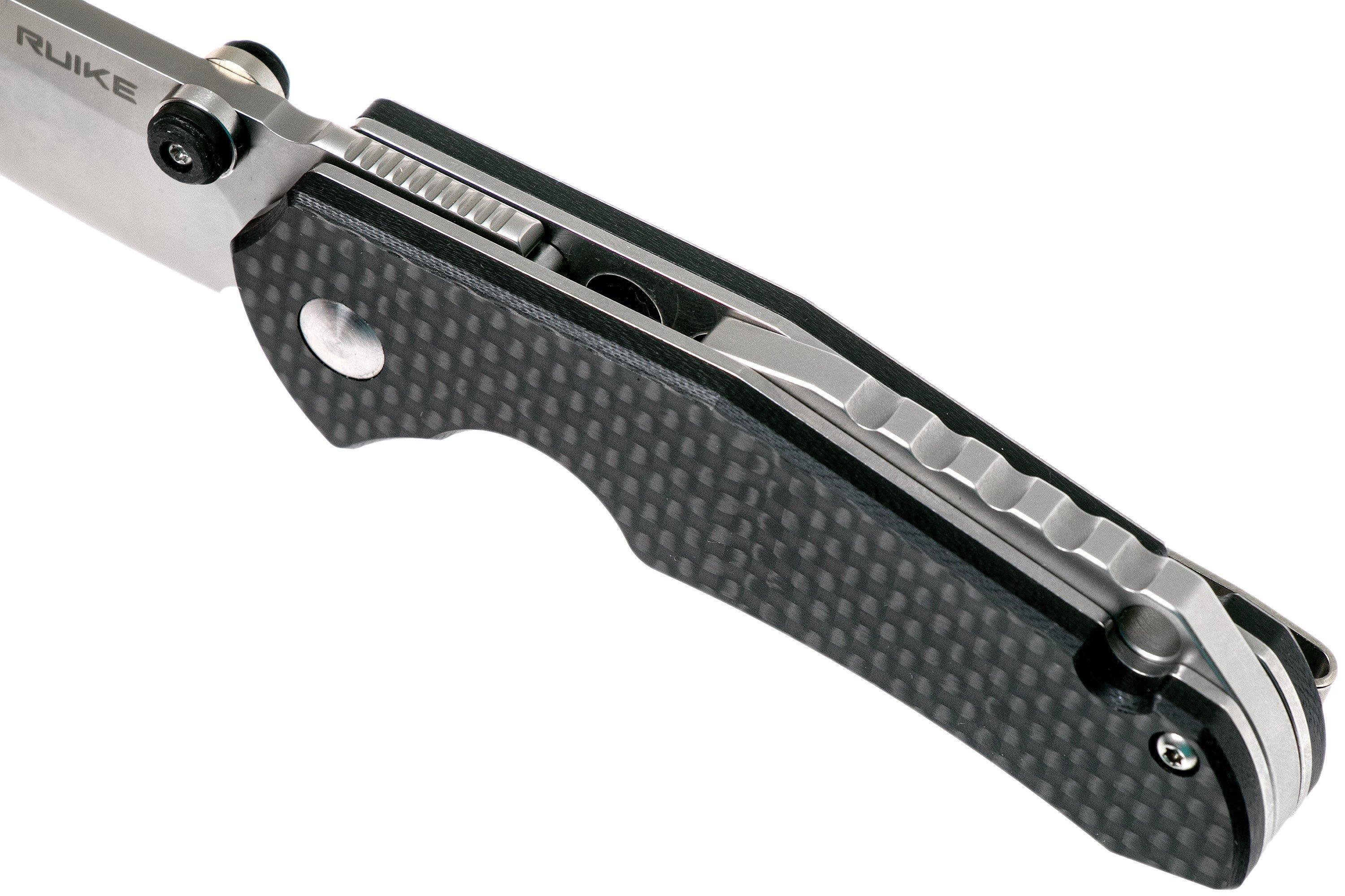 RUIKE P671-CB Front Flipper Carbon Fibre Pocket Knife