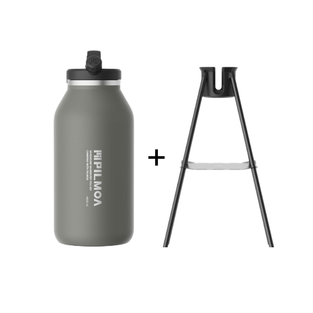 PILMOA E4000 Large Capacity Hybrid Tumbler & Water Jug Kit 4L