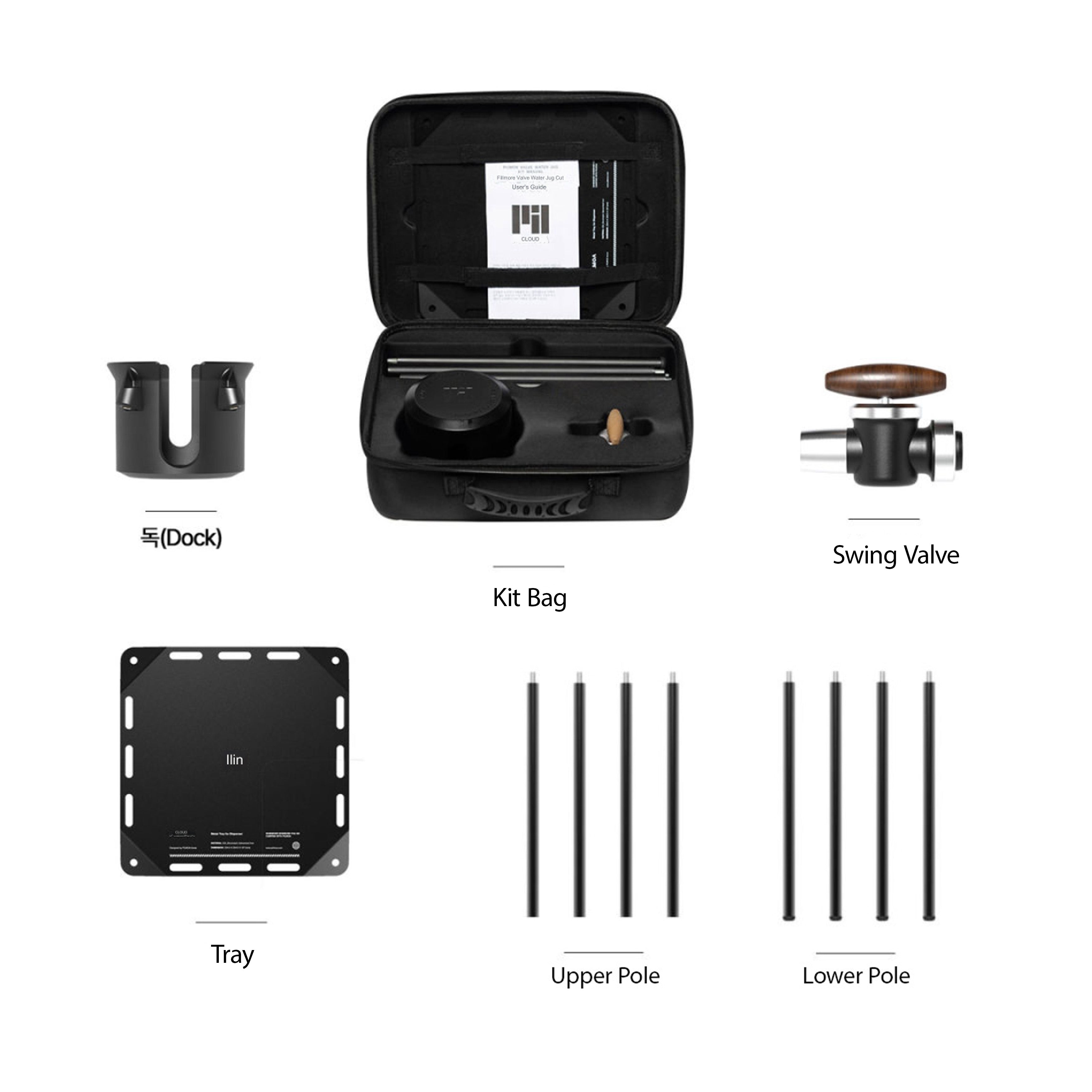 PILMOA E4000 Large Capacity Hybrid Tumbler & Water Jug Kit 4L
