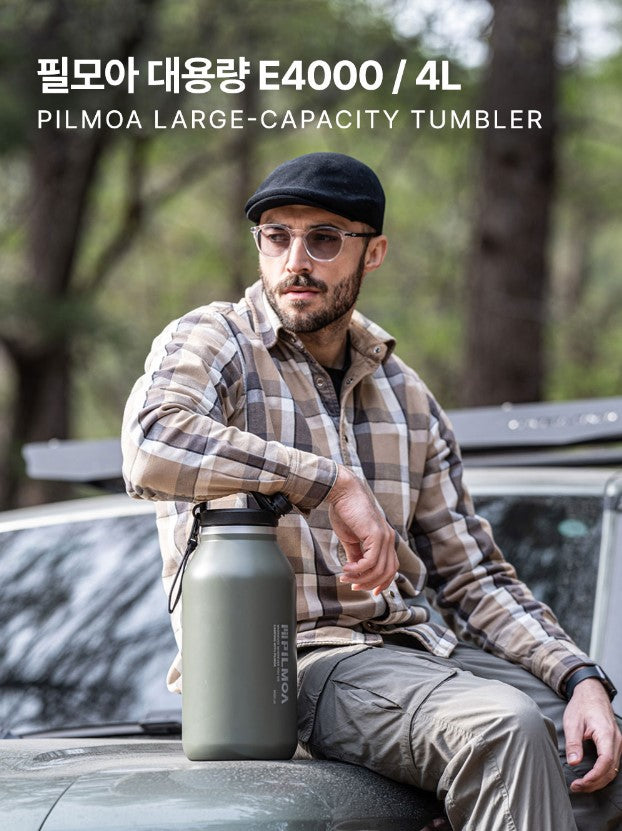 PILMOA E4000 Large Capacity Hybrid Tumbler & Water Jug Kit 4L