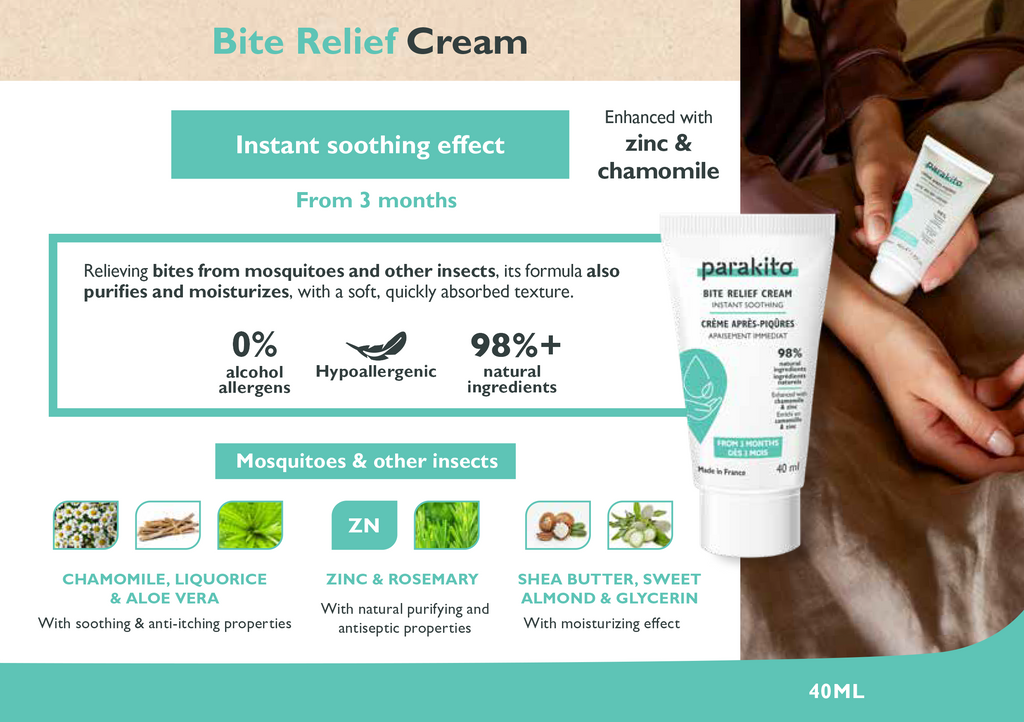 PARA'KITO After-Bite Cream Bite Relief All Insects 40ml