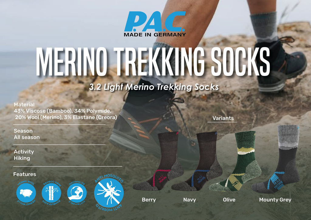 PAC Merino Trekking Socks Light 3.2 Men