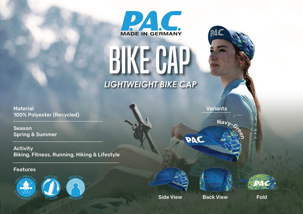 PAC Lightweight Bike Cap Outdoor Cycling Cap