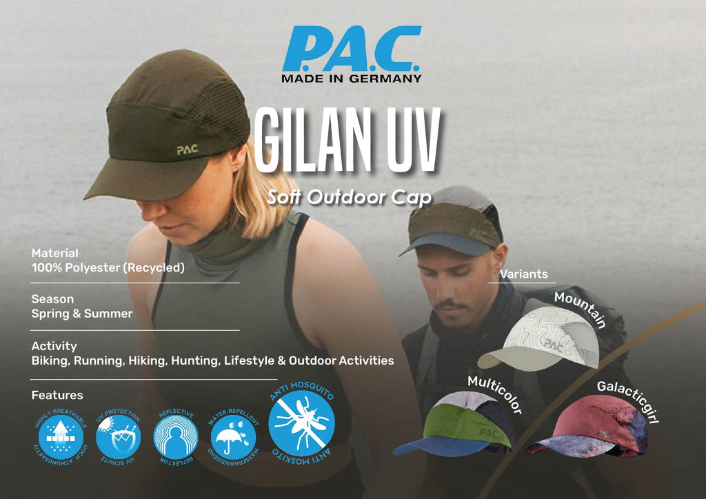 PAC UV Gilan Soft Cap with Neck Protection (Anti Mosquito)