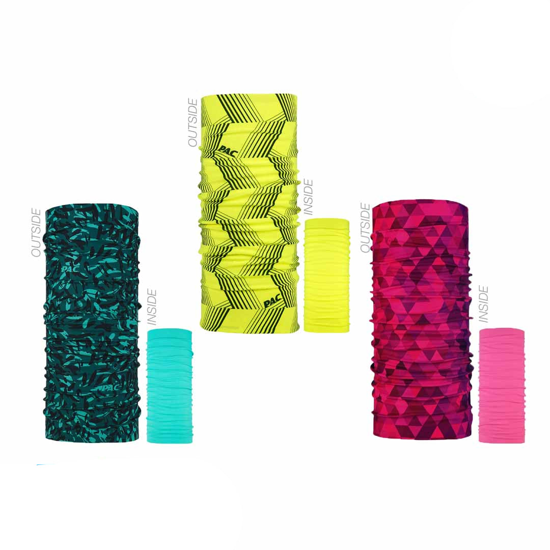 PAC Inside/Out Reversible Multifunctional Headwear Bandana Scarf