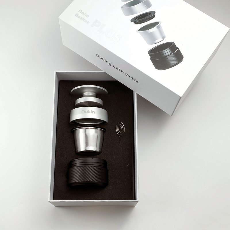 OUTIN Nano Portable Espresso Machine – Basket Plus