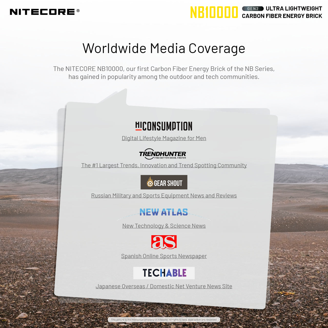 NITECORE NB10000 Gen II Power Bank 10,000mAh