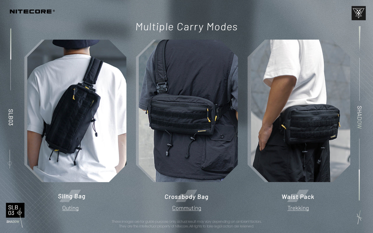 Nitecore SLB03 Crossbody Waist Pack Sling Bag