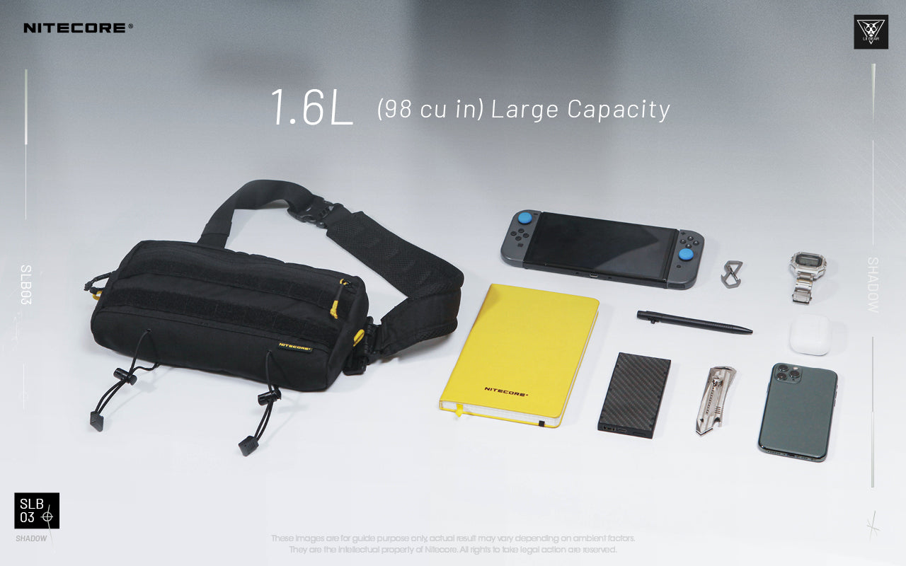 Nitecore SLB03 Crossbody Waist Pack Sling Bag