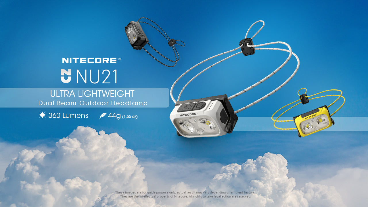 NITECORE NU21 Midnight Shadow Headlamp 360L