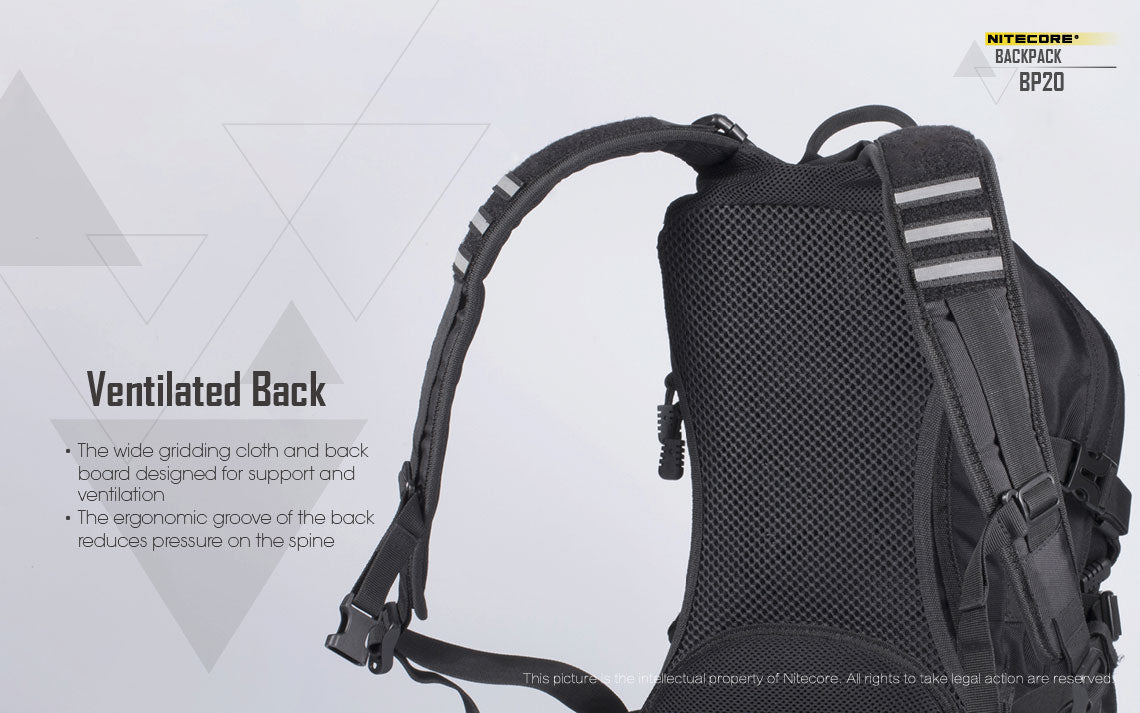NITECORE BP20 Multi-Purpose Tactical Backpack 20L
