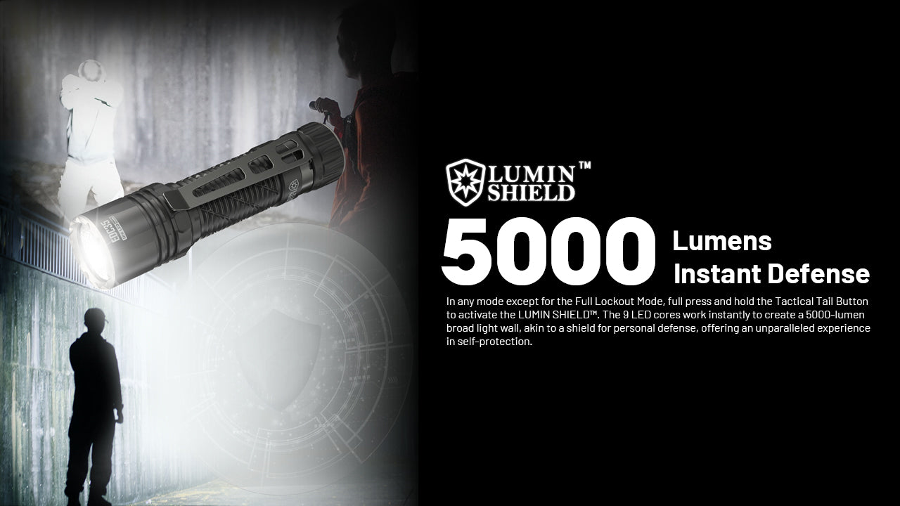 NITECORE EDC35 Tactical Flashlight 5000LM