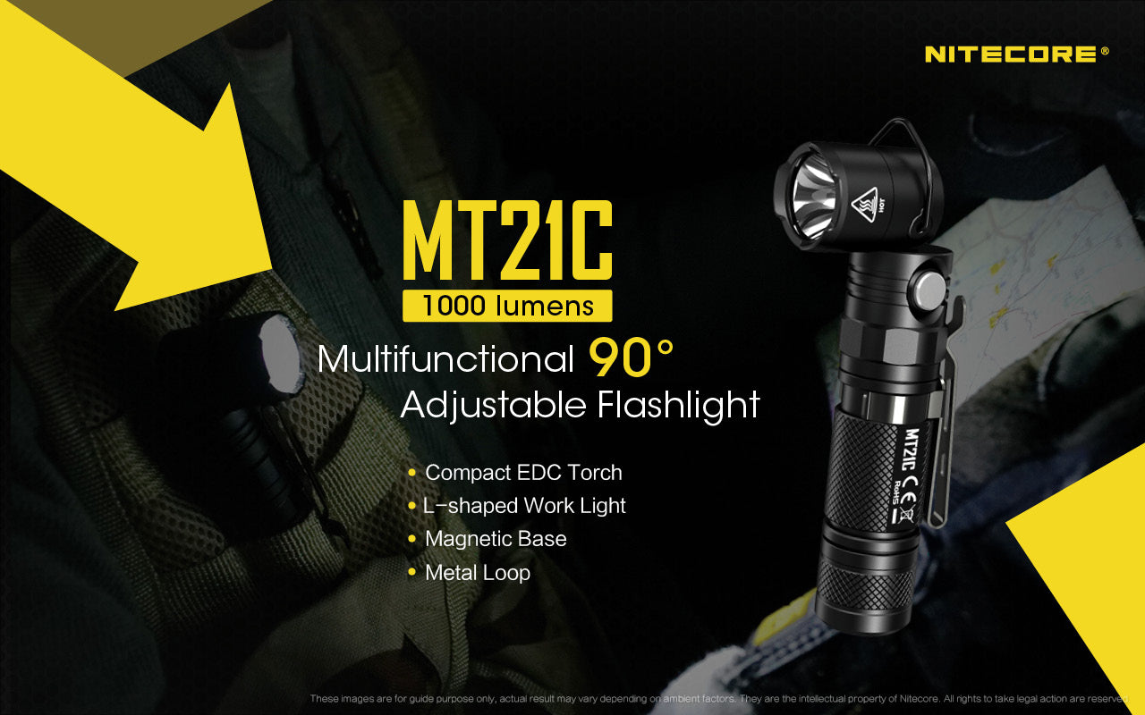 NITECORE MT21C LED Flashlight 1000LM