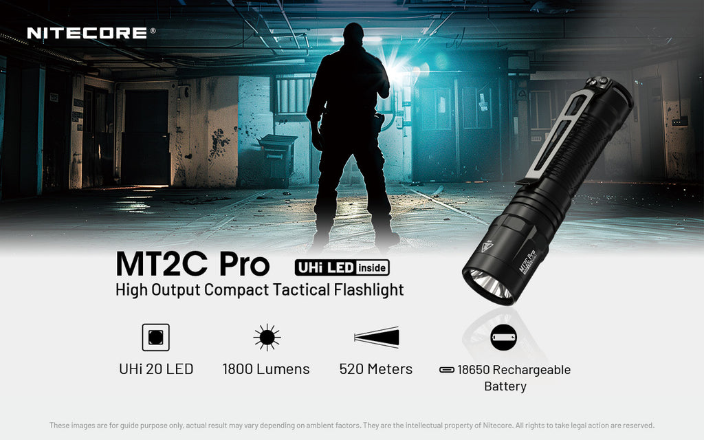 NITECORE MT2C Pro Tactical Flashlight 1800LM