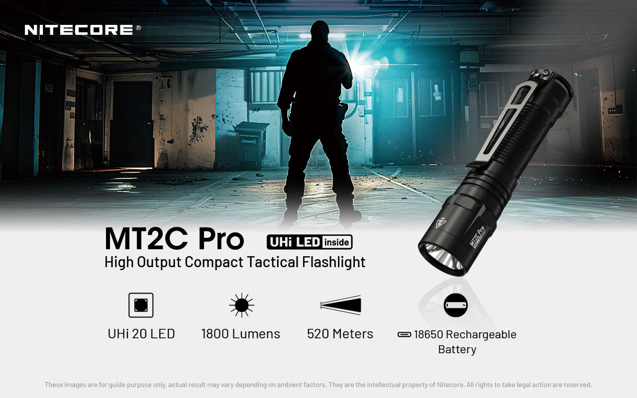 NITECORE MT2C Pro Tactical Flashlight 1800LM