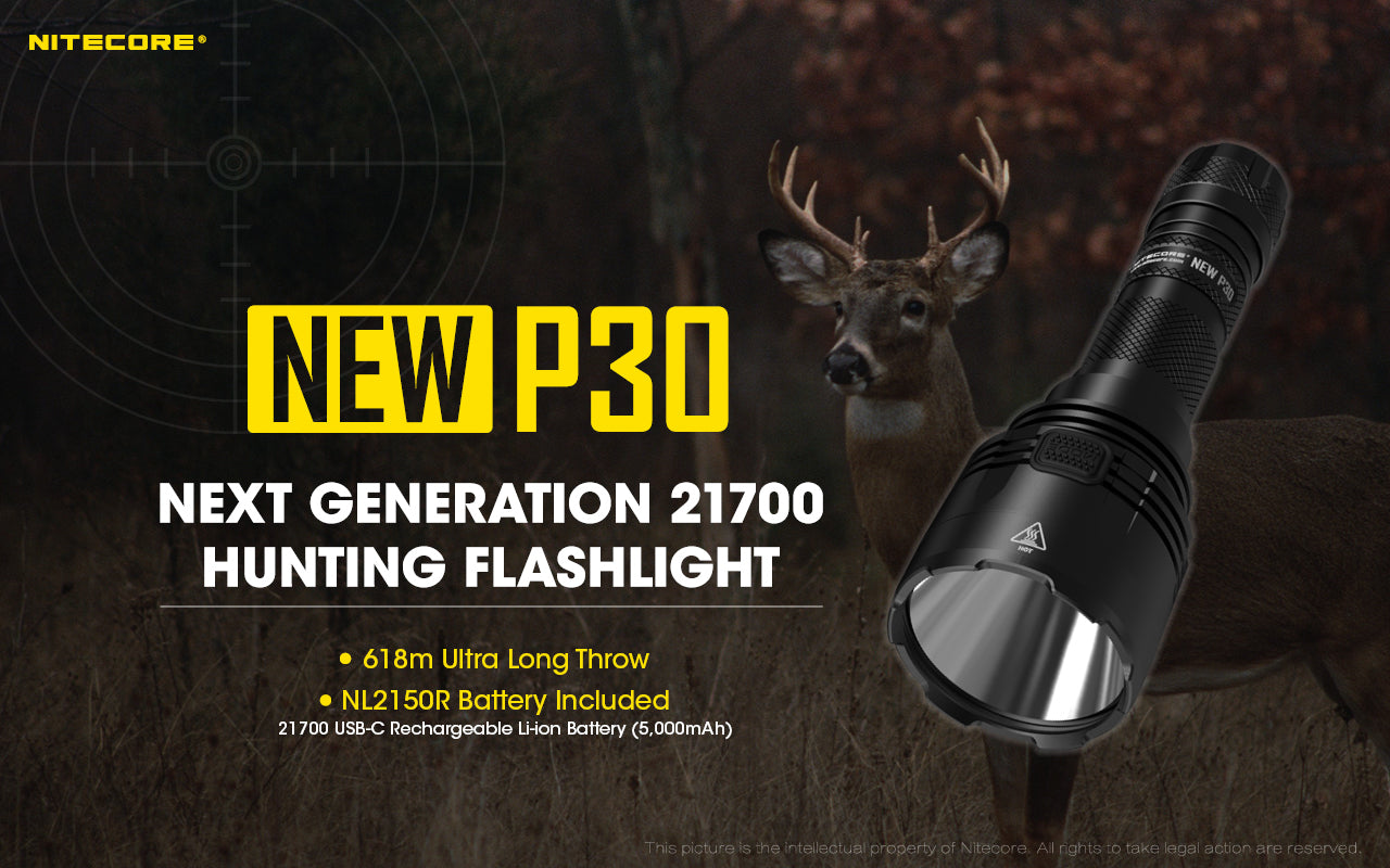 NITECORE P30 Flashlight 1000LM