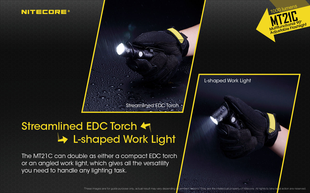 NITECORE MT21C LED Flashlight 1000LM