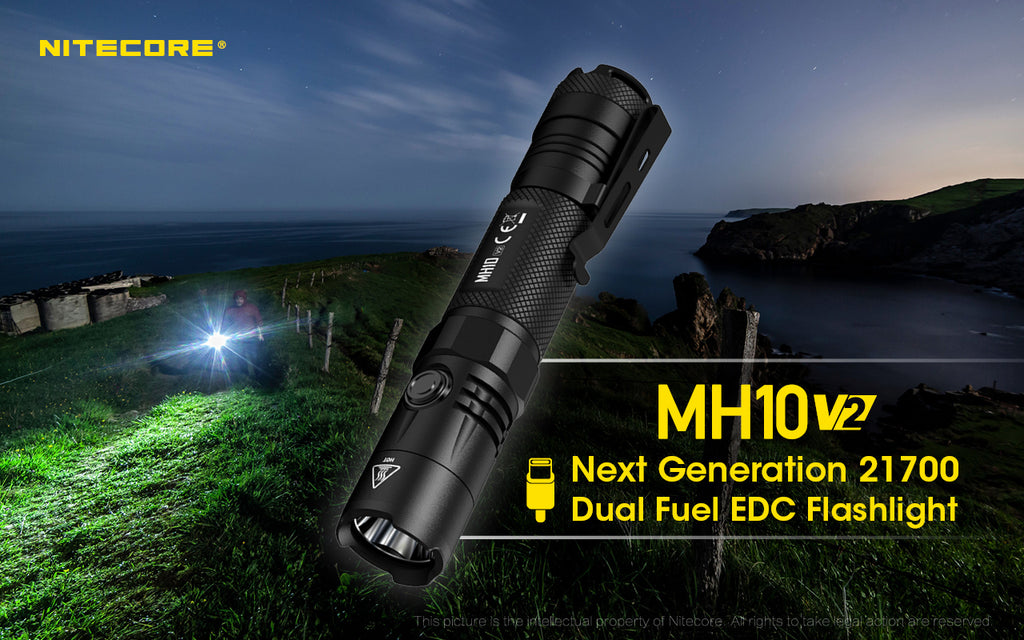 NITECORE MH10 V2 Flashlight 1200LM
