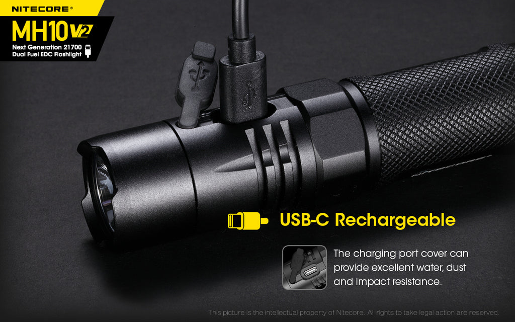 NITECORE MH10 V2 Flashlight 1200LM