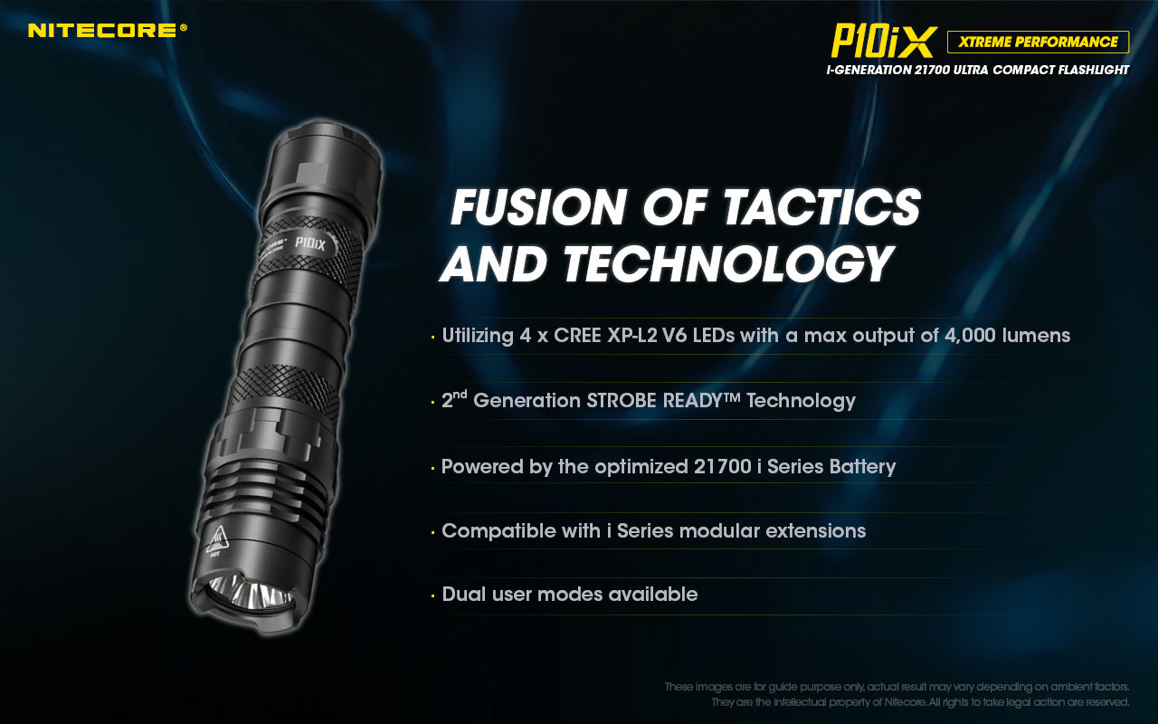 NITECORE P10iX Flashlight 4000LM