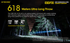 NITECORE P30 Flashlight 1000LM