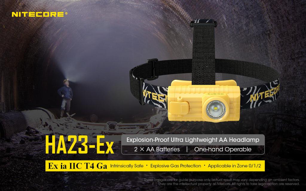 NITECORE HA23-EX Explosion-Proof Headlamp 100LM