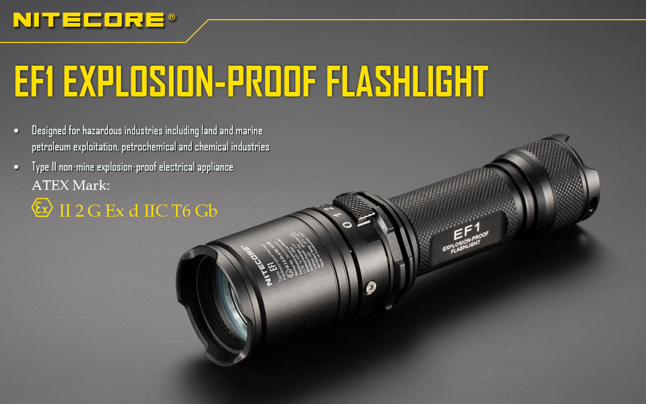 NITECORE EF1 Explosion-Proof Flashlight 830LM