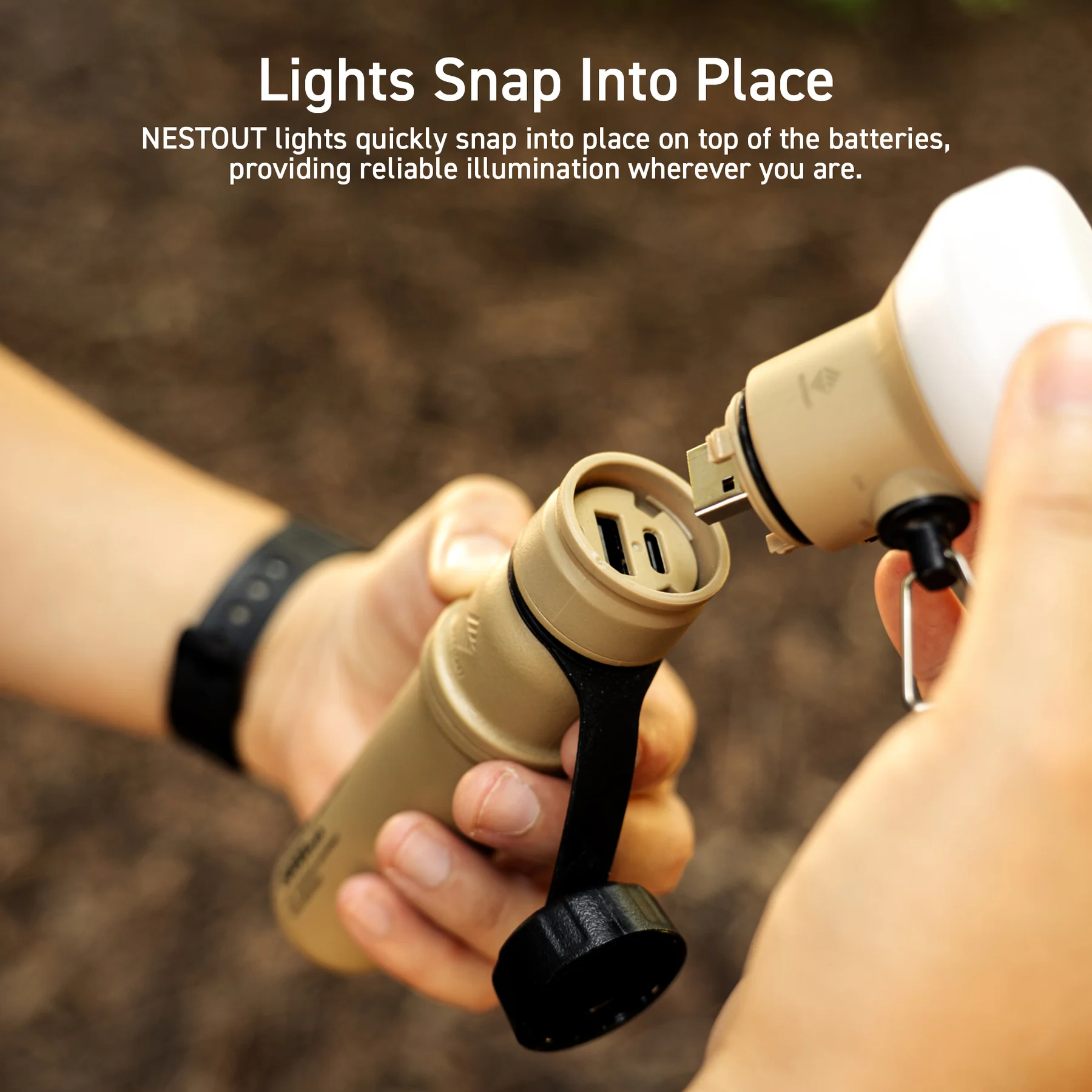 NESTOUT LED Lantern LAMP-1 Gear Outdoor Lamp