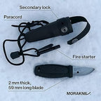 MORAKNIV Eldris Black w Fire Kit (S) Outdoor Bushcraft Knife
