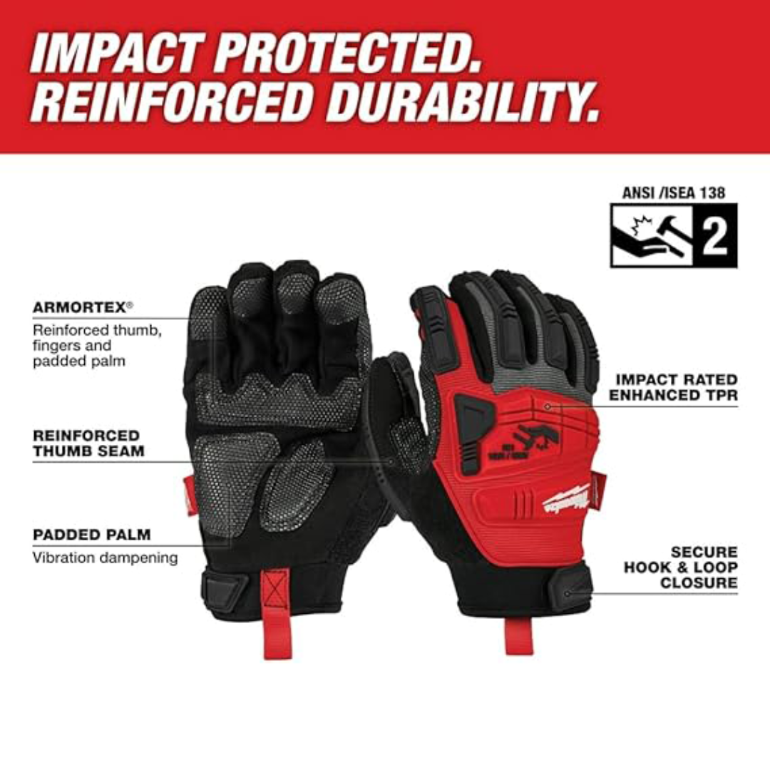 MILWAUKEE Impact Demolition Cut & Water Resistant Gloves