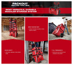 MILWAUKEE PACKOUT Handle Tray Rolling Tool Box