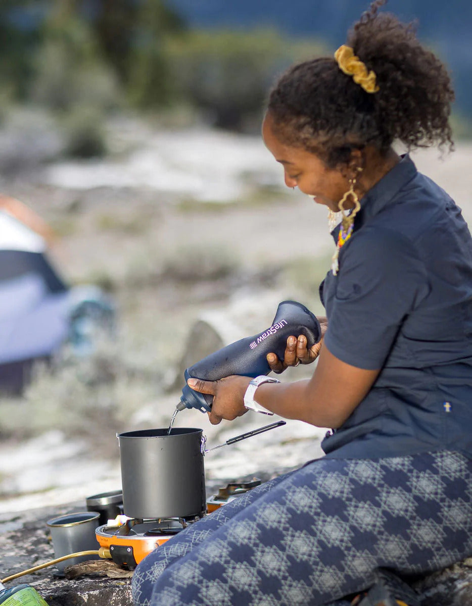 LIFESTRAW Peak Series Collapsible Squeeze Bottle 1L