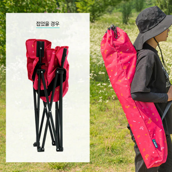 KZM Monogram Hygee Chair Black Camping Chair