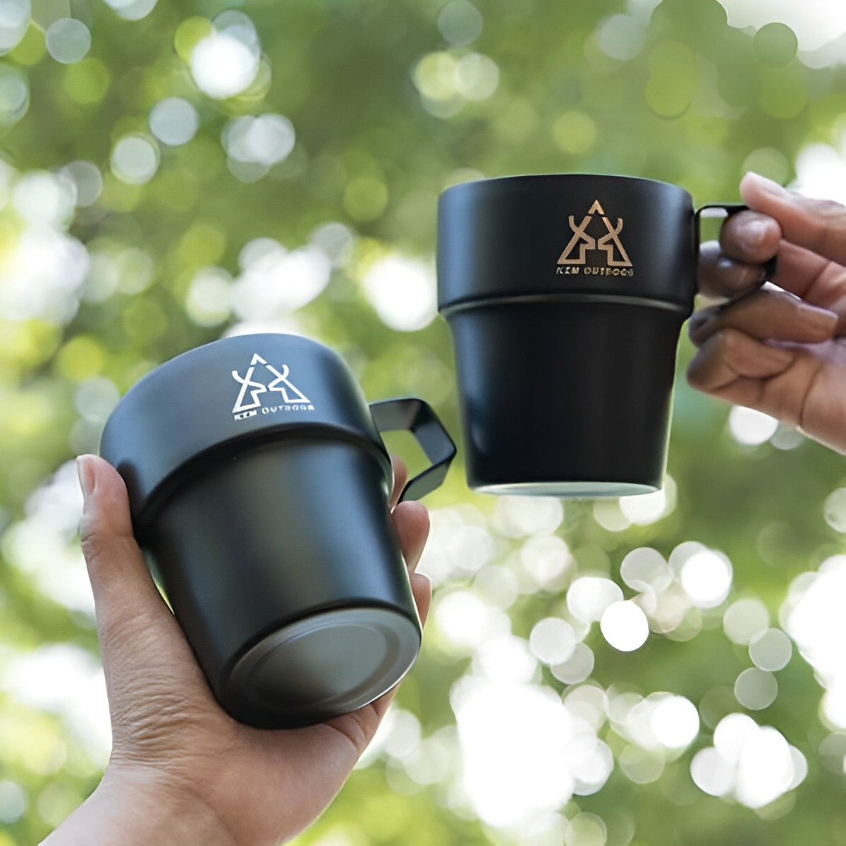 KZM New Black Mug 5P