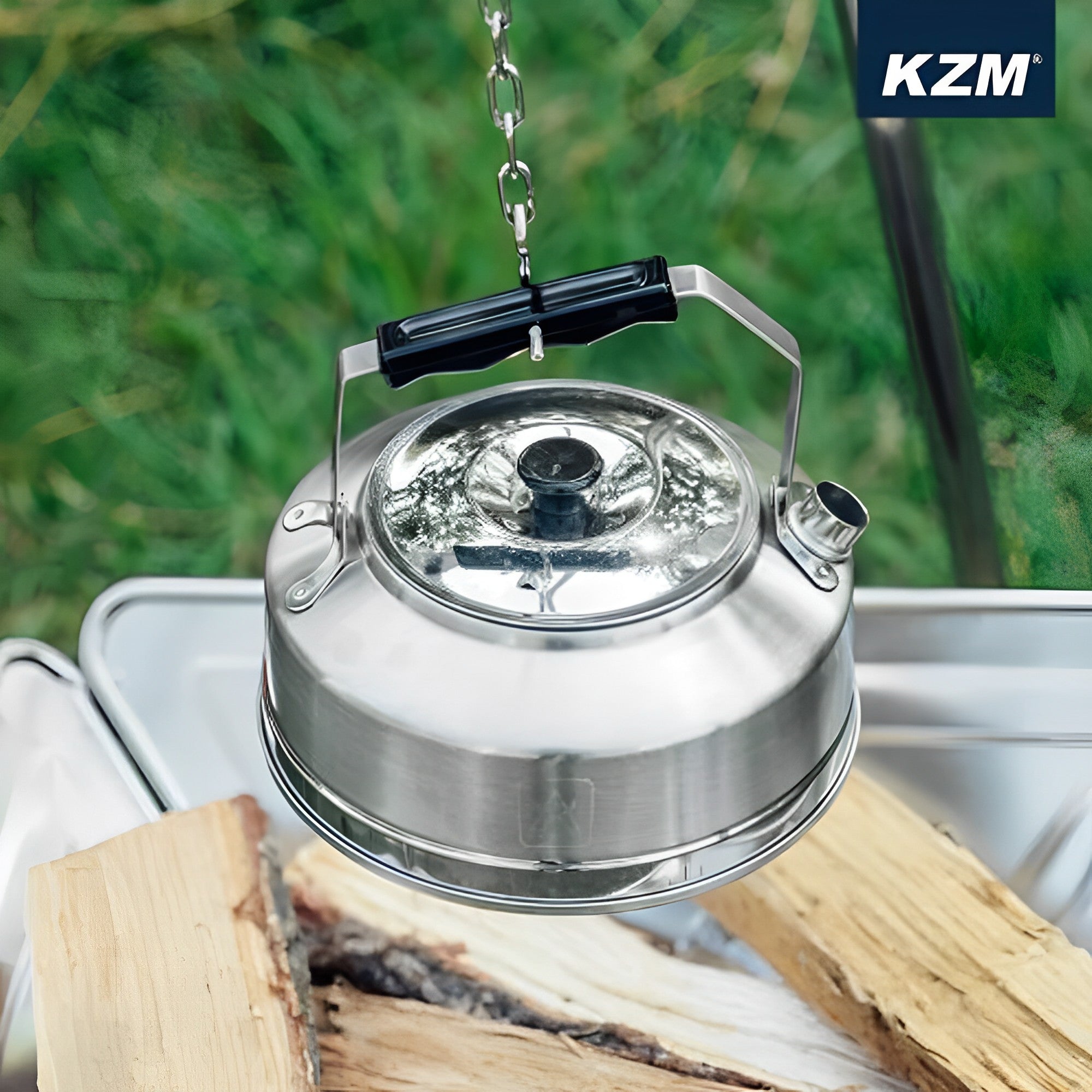 KZM Stainless Steel Kettle 0.8L