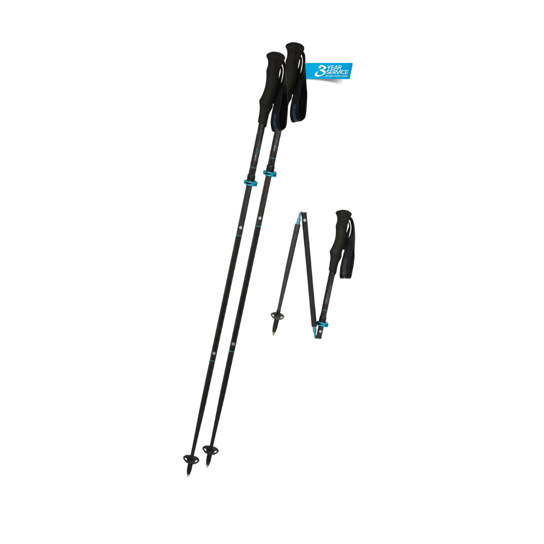 KOMPERDELL Carbon FXP 4 Trail Ultralight Vario Trekking Pole (115 - 135cm)